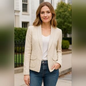 Vintage Max & CO Cream Women's Jacket